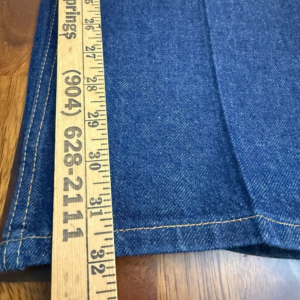 Vintage Levis 517 Orange Tab‎ Jeans Mens 38x31* Dark Wash Bootcut Made in USA - Picture 7 of 7
